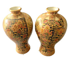 A LARGE 14” PAIR OF JAPANESE