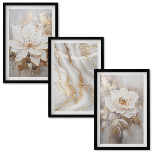 Modern wall art set - wall, living