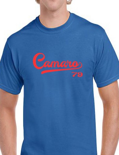 Camaro script tail shirt - camaro,