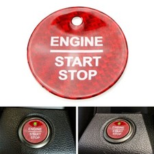 Stylish Carbon Fiber Engine Start Stop Button Trim for Ford F150 Raptor