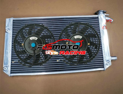 Row aluminum radiator fans - +,