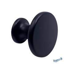 Black Cabinet Door Knobs Cupboard Drawer Bedroom Furniture Handles