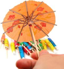 Aspect 144 Pack Cocktail Umbrella Sticks – Assorted Colors & Designs