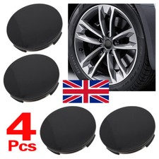 4xBlack Alloy Car Wheel Centre