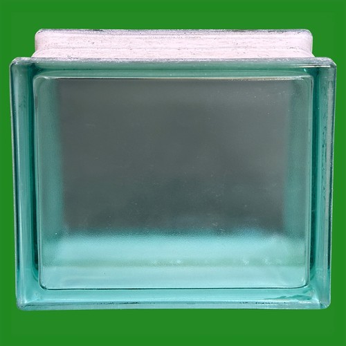 Used aqua smooth blue glass - aqua,