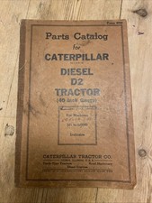 Parts catalog for caterpillar - for,