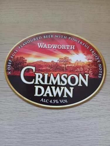 Wadworth brewery crimson - wadworth, dawn
