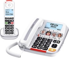 Swissvoice Xtra 3355 Combo Cordless Big Button Hearing Elderly Amplified Phone