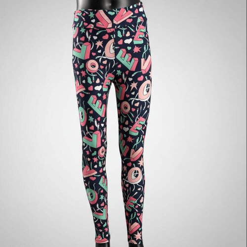 Girls love patterned full - love,