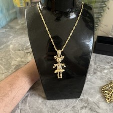 9ct Gold And Diamond Rag Doll