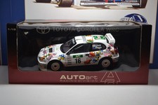 AUTOART  - 1998 TOYOTA COROLLA WRC -  FUJIMOTO  - 1/18 SCALE MODEL CAR 80023