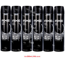 6 x 250ml XXL AXE / LYNX BLACK