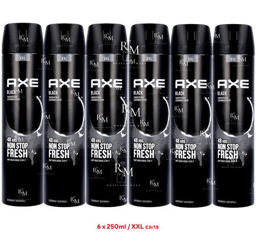 250ml xxl axe lynx black - xxl,