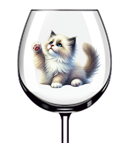 12x ragdoll cat - kitten, vinyl