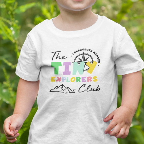 The tiny explorers - club, white