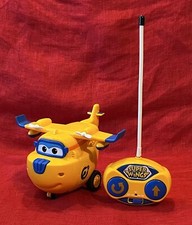 Super Wings Remote Control Donnie Yellow Toy Plane RC - VHTF