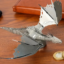 Harry Potter Gringotts Dragon inspired – 3D Metal Model Kit