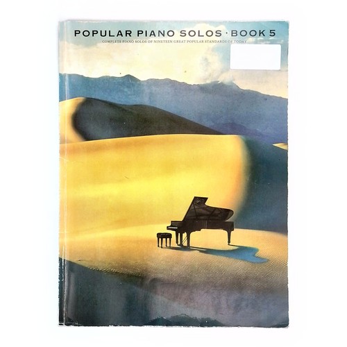 Popular piano solos book - piano, 5