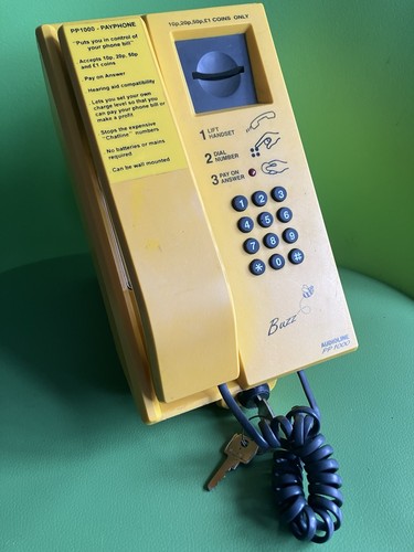 Audioline pp1000 coin payphone - audioline,