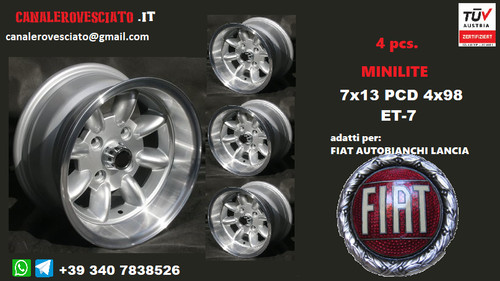 Rims minilite 13 - 4, 7j