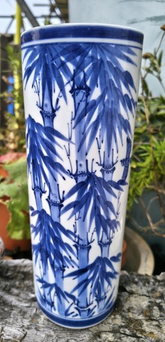 Vintage oriental blue white - ,