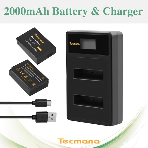 2000mah battery for canon - 2x,