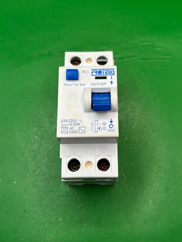 Proteus 30t 63a 30ma rcd - 63/2/30t,