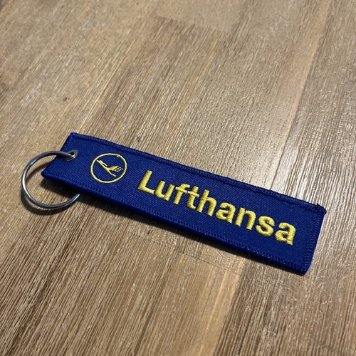 Lufthansa blue keychain - lufthansa,