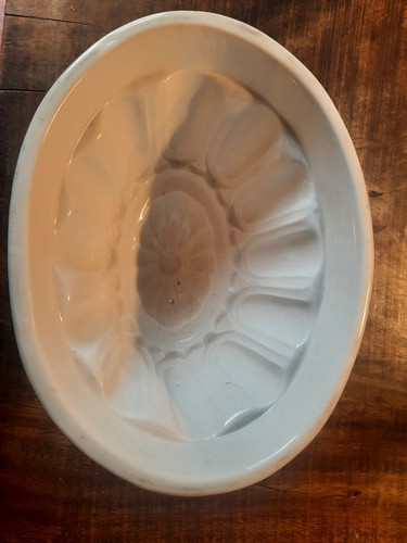 Victorian jelly mould - victorian, pottery