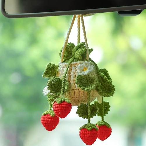 Car plant crochet - car,