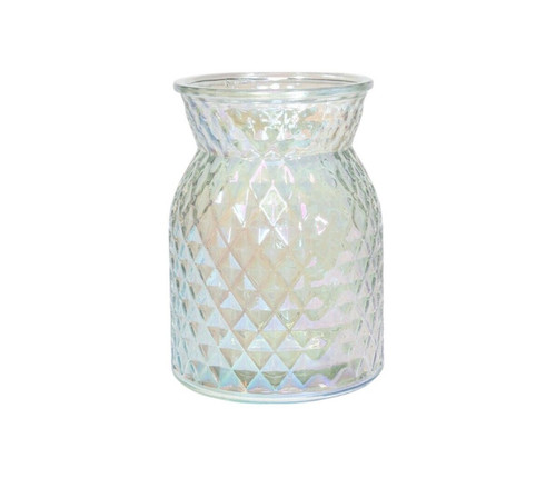 Glass meadow iridescent vase - meadow,