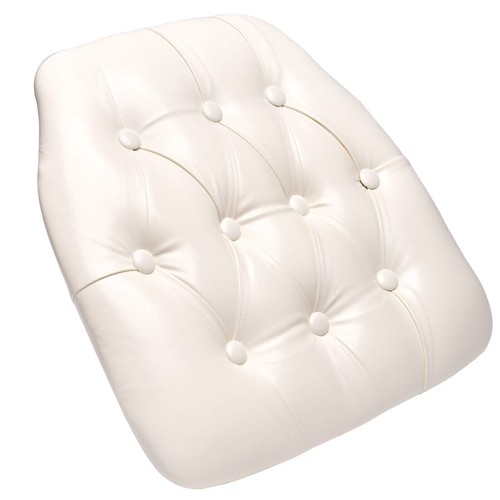 White thick vinyl - white, tufted