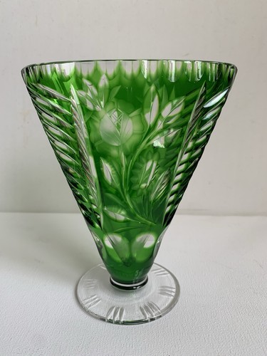 Bohemian crystal green emerald - bohemian,