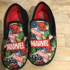 Kids Boys Slippers Marvel Spider-Man Hulk Size 1