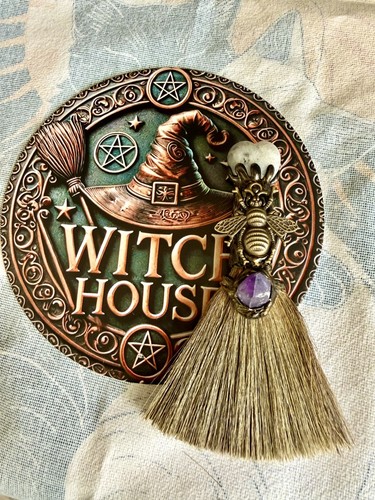 Mini witch broom besom - *mini, broom/besom
