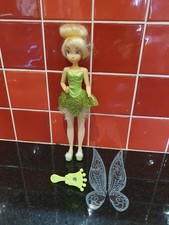 Disney Store Tinkerbell Fairy 11 Inch Collectable Doll With Shoes & Brush