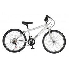 FALCON CYCLONE 24" inch Boys Mountain Bike Grey Kids Ages 9-12