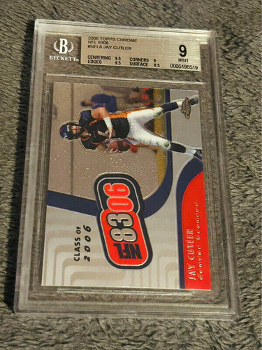 Jay cutler bgc 2006 - cutler, topps