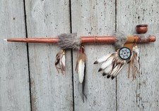 PEACE PIPE NATIVE INDIAN STYLE