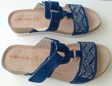 Rohde Women's Blue Suede