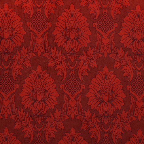 Damask floral chenille - damask,