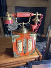 Prop Antique French Style Telephone Vintage Style Telephone Old Fashioned Phone
