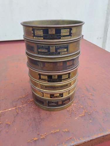 Vintage laboratory test sieves - vintage,