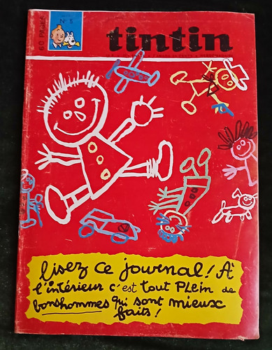 Tintin magazine french issue - tintin,
