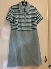 Vintage 60s Polo Shirt Mod Twiggy Dress
