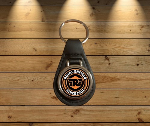 Royal enfield leather key - leather,