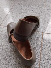 Hotter Adorn Green Leather Mary Jane Shoes Open/Close Strap, UK Size 5.5