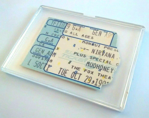 Nirvana ticket stub 1991 - stub,