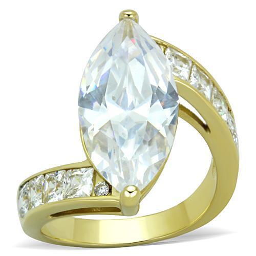 14k yellow gold - yellow, cz