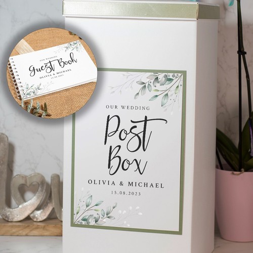 Personalised botanical wreath - personalised,